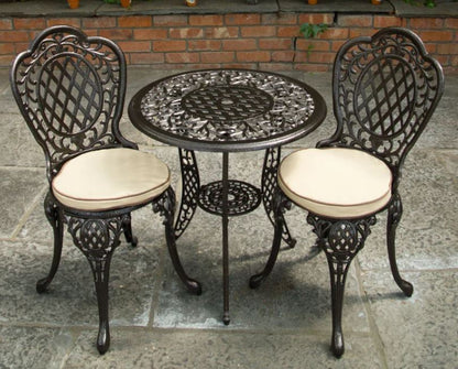 Rosebawn - Dark Bistro Set (Bronze)
