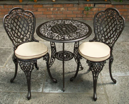 Rosebawn - Dark Bistro Set (Bronze)