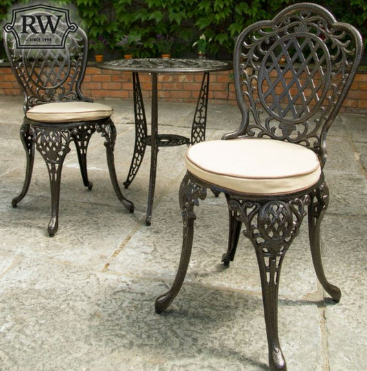 Rosebawn - Dark Bistro Set (Bronze)