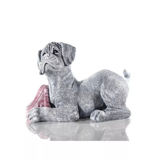 Solar Dog Garden Ornament with LED Light