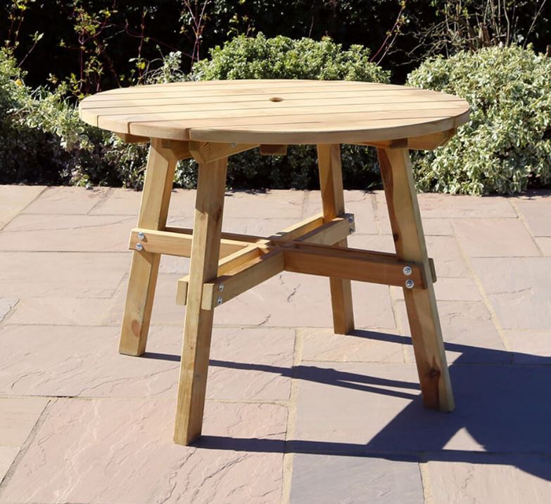 Freya Round Table by Zest | Outdoor Garden Dining Table - Taylors ...