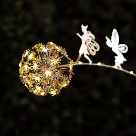 Dandelion Fairy sculpture Stake Light