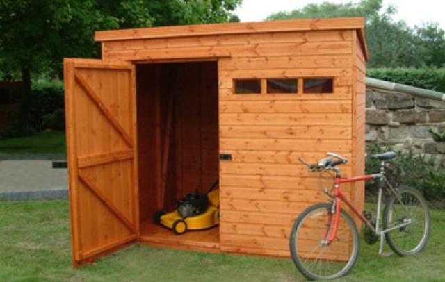 Security Shed 14'x6' with Pent or Apex Roof