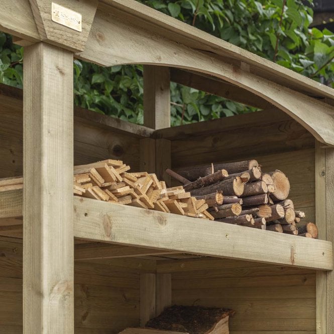 Rowlinson Signature Heritage T&G Tall Double Log Store