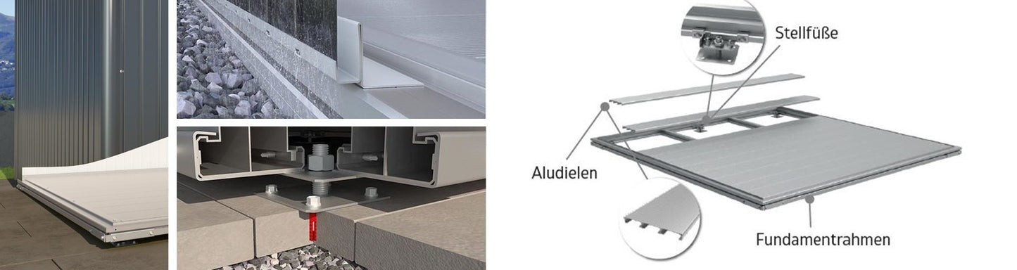 Biohort HighLine H4 Metal Shed 2.75mx2.75m