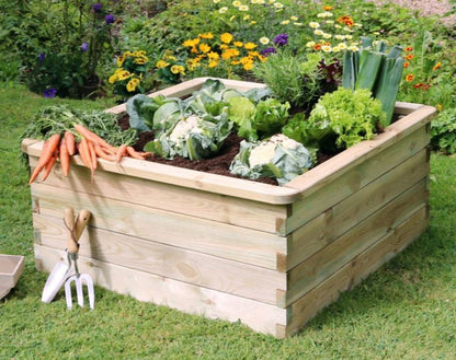 Raised Sleeper Bed - Square