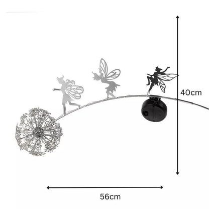 Solar Dandelion Fairy Stake Light Outdoor Garden Ornament