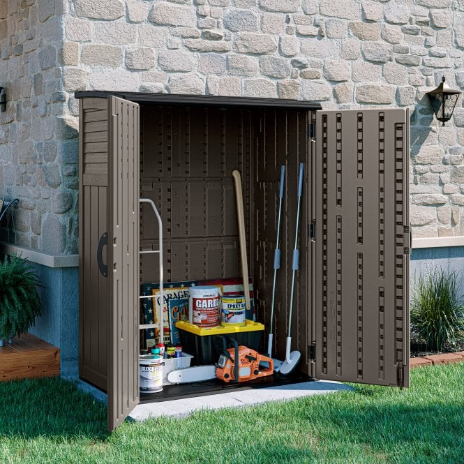 Suncast Aston Large Storage Cabinet - Stone Grey