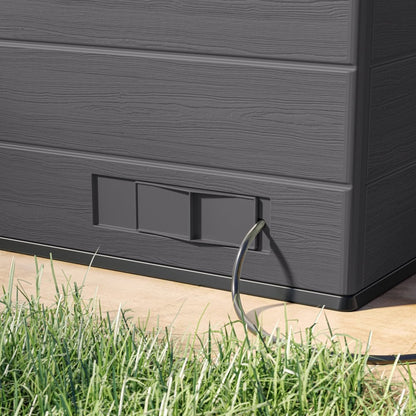 Suncast Cabana Entertainment Shed & Bar 8x7 - Cool Grey