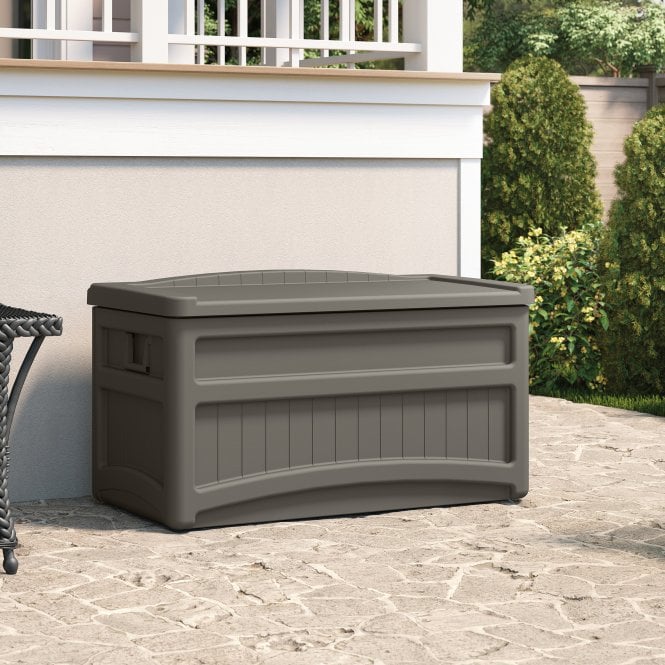 Suncast Dakota 276L Storage Box - Stone Grey