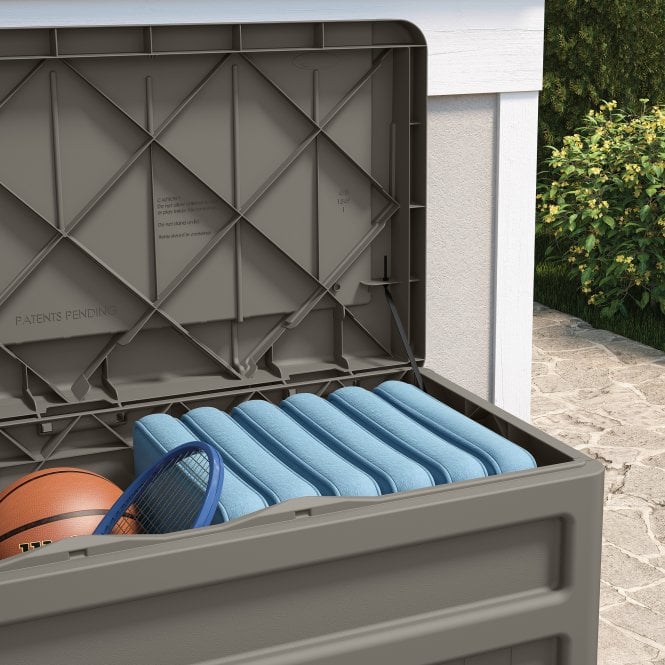 Suncast Dakota 276L Storage Box - Stone Grey