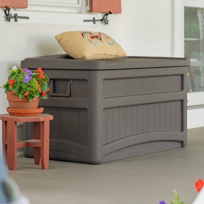 Suncast Dakota 276L Storage Box - Stone Grey