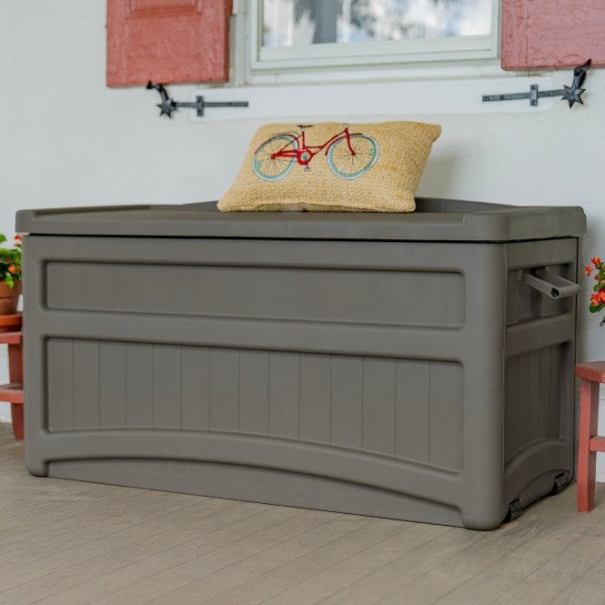 Suncast Dakota 276L Storage Box - Stone Grey