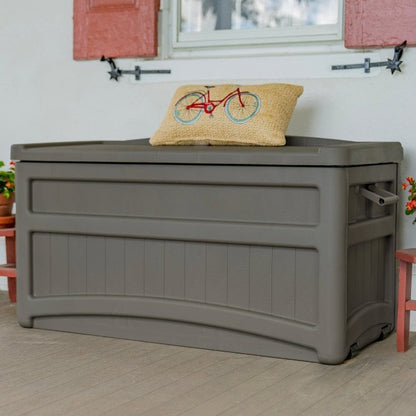 Suncast Dakota 276L Storage Box - Stone Grey