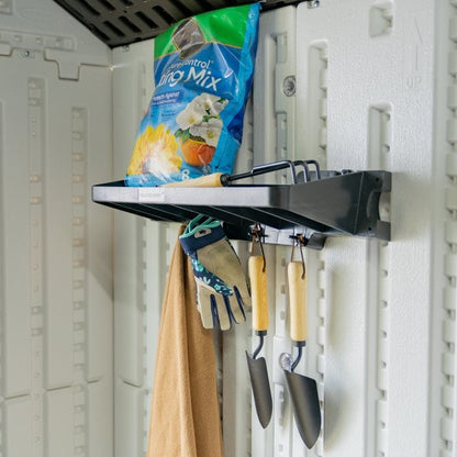 Suncast Extra Deep Shelving With Hooks Set - Pack of 2