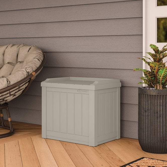 Suncast Florida 83L Storage Box - Light Taupe