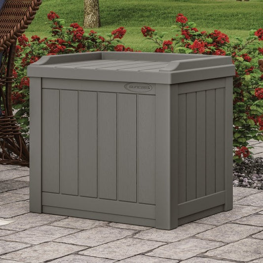 Suncast Florida 83L Storage Box - Stone Grey