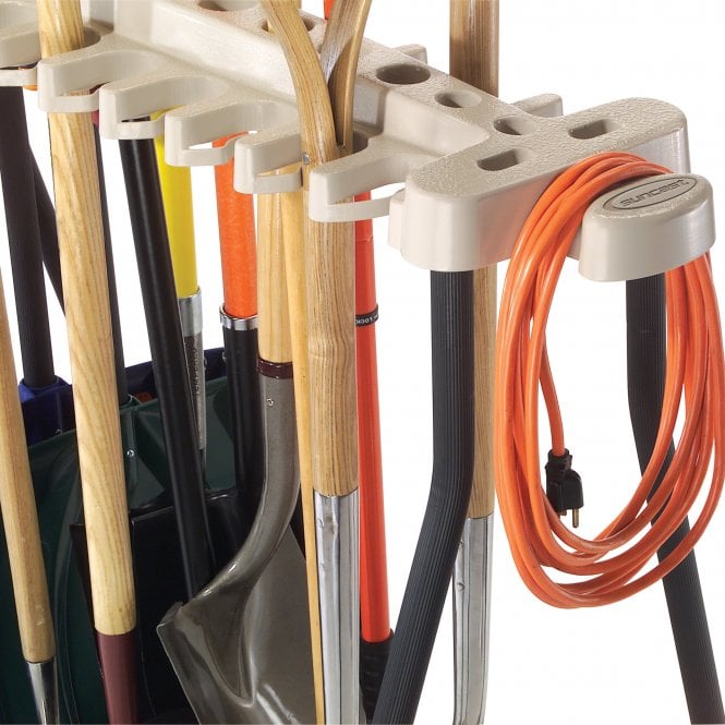 Suncast Garden Tool Rack with Wheels