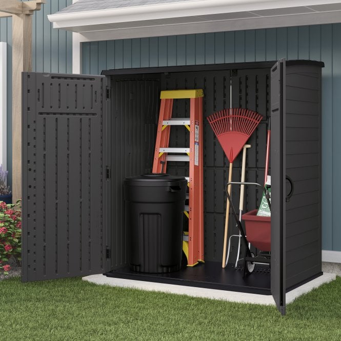 Suncast Hamilton XL Storage Cabinet - Peppercorn Grey