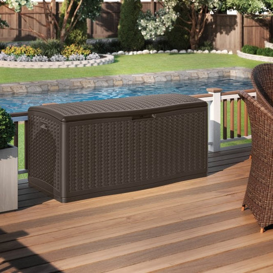 Suncast Minnesota 469L Storage Box - Java Brown