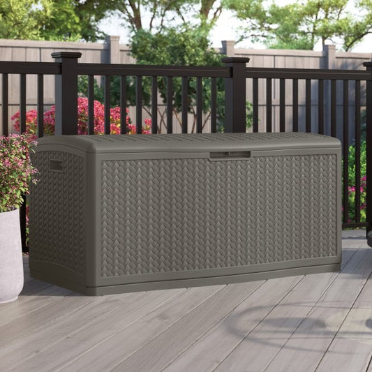 Suncast Minnesota 469L Storage Box - Stone Grey