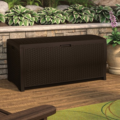 Suncast Missouri 375L Storage Box - Java Brown
