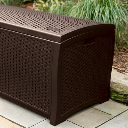 Suncast Missouri 375L Storage Box - Java Brown