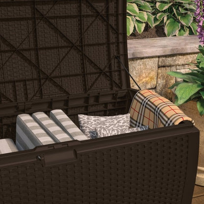 Suncast Missouri 375L Storage Box - Java Brown