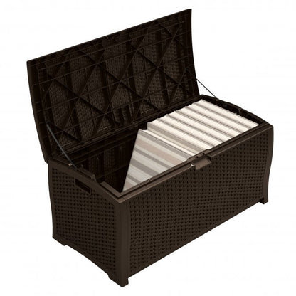 Suncast Missouri 375L Storage Box - Java Brown