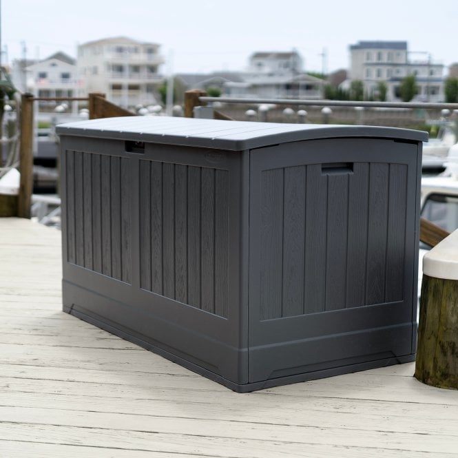 Suncast Montana 757L Storage Box - Peppercorn Grey