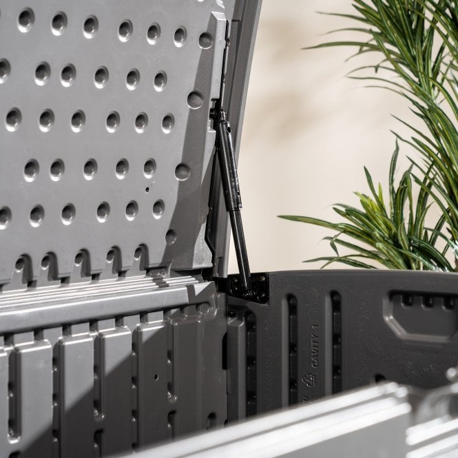 Suncast Montana 757L Storage Box - Peppercorn Grey