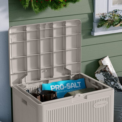 Suncast New York 83L Storage Box - French Grey