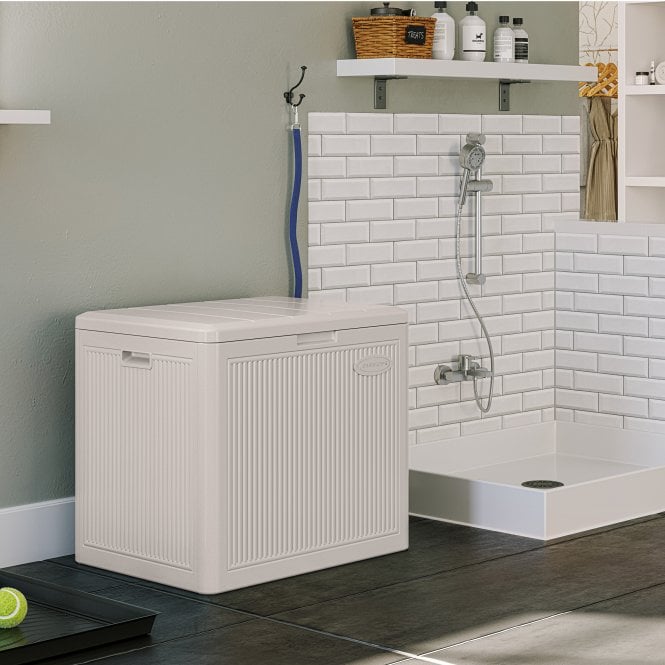 Suncast New York 83L Storage Box - French Grey