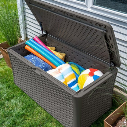Suncast Oregon 507L Storage Box - Stone Grey