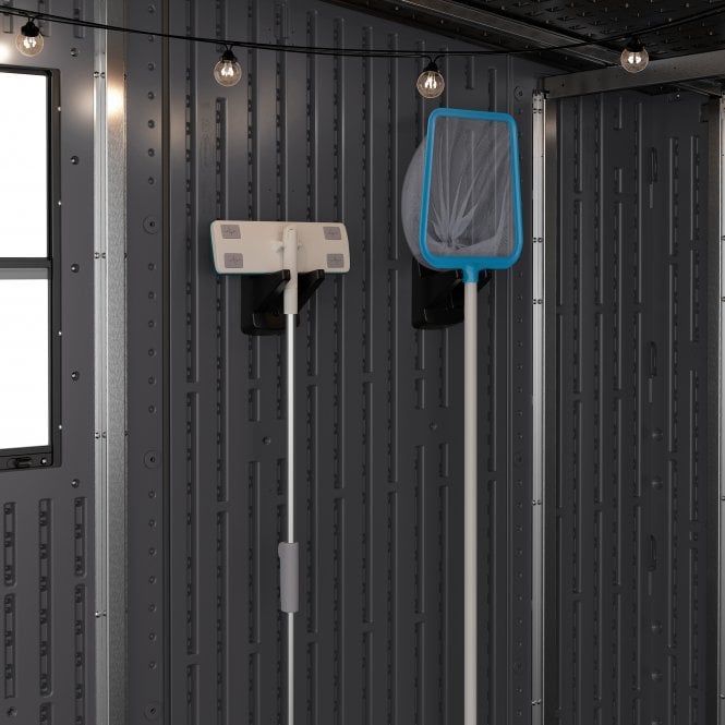 Suncast Single Hook Long Handle Tool Hanger Set - Pack of 2