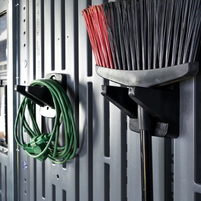 Suncast Single Hook Long Handle Tool Hanger Set - Pack of 2