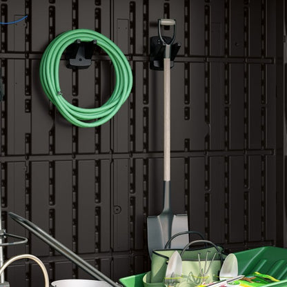 Suncast Single Hook Long Handle Tool Hanger Set - Pack of 2