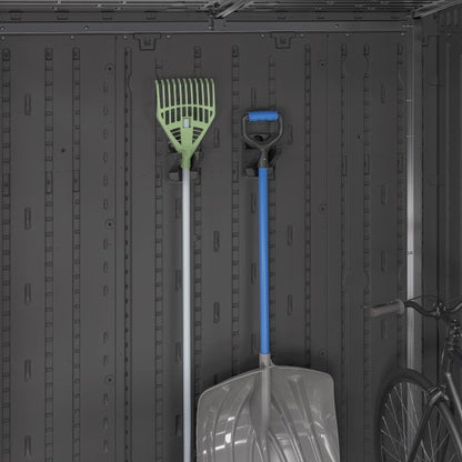 Suncast Single Hook Long Handle Tool Hanger Set - Pack of 2