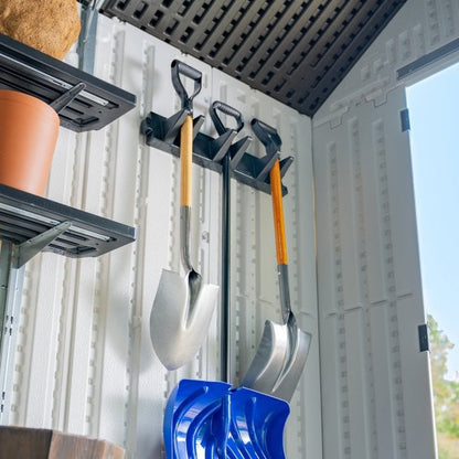 Suncast Triple Hook Long Handle Tool Hanger Set - Pack of 2