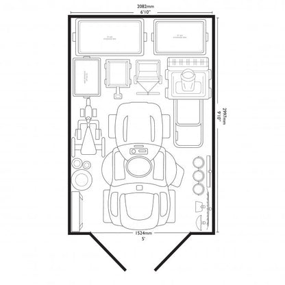 Suncast Vista Shed 7x10