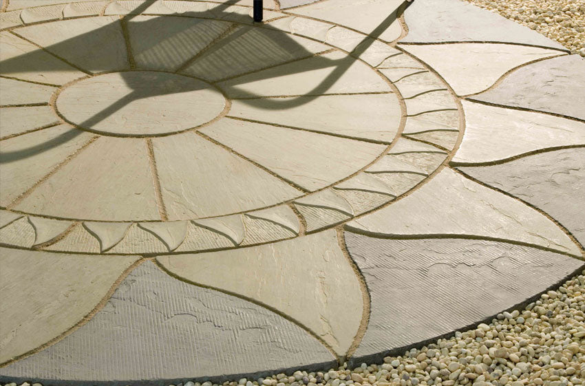 Sun Circle Patio Kit 2.56m Antique/Barley*