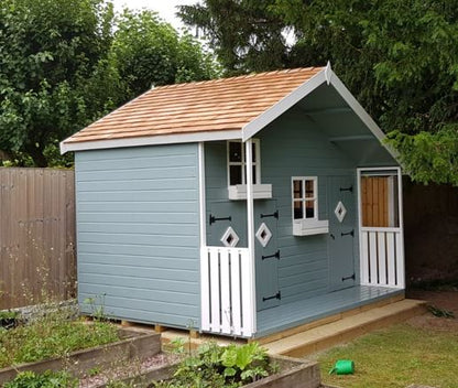 The Toybox Palace Playhouse 8'x10' with verandah
