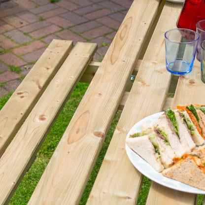 Rowlinson Traditional Picnic Table 1.5m