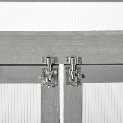 3-tier Wood Greenhouse Plant Storage Shelf Garden Cold Frame Grow House