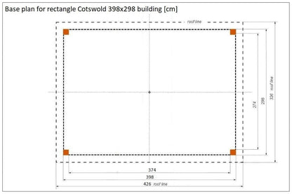 Jagram Cotswold Canopy 4.34m x 3.34m