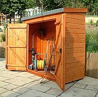 Shed; wooden shed; storage solution