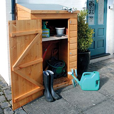 Shed; wooden shed; storage solution