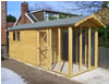 Shed and kennel combination
