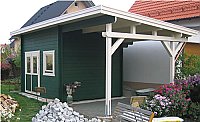 Bertsch Flat Roof Log Cabins