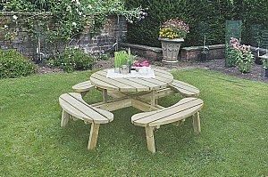Forest Circular Picnic Table
